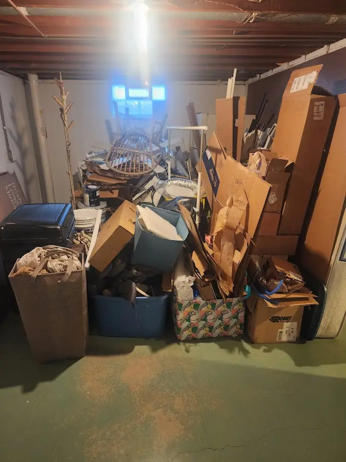 Roll-off dumpster container at job site for Yard Waste Dumpster Rental in Walthourville